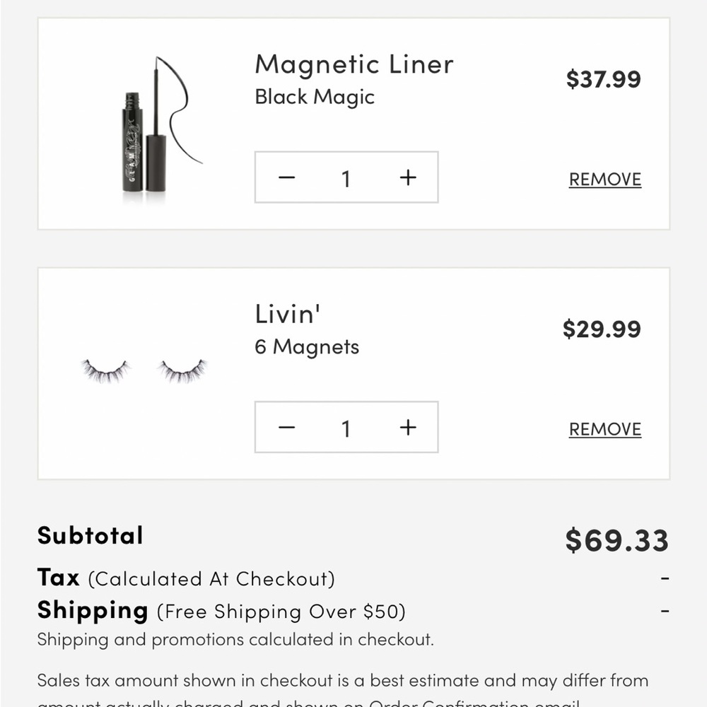 GLAMNETIC 
LIVIN’ LASHES (MAGNETIC) & FULL SIZE LIQUID MAGNETIC EYELINER
NEW - Picture 3 of 4